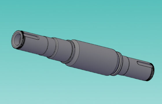 H200N2 TlT 軸式扇風機部品 扇風機スピンドル 42CrMo-5 材料 1750mm 長さ